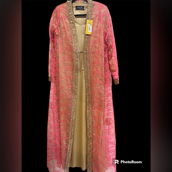 NWT  African Evening Gown Long Abaya Caftan Dresses for Women size medium - Picture 3 of 8